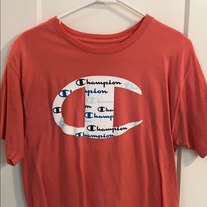 Champion salmon t-shirt, medium!